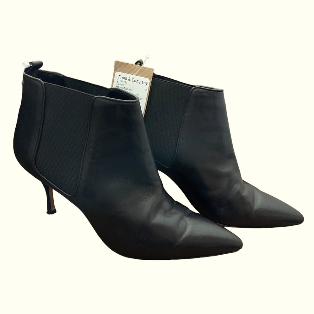 Manolo Blahnik Chelsea Booties